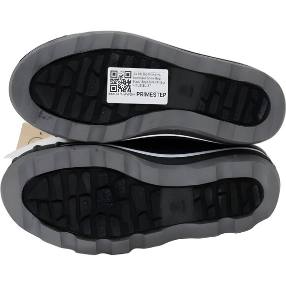 Kamik Sockwave Black Snow Boots Winter Traction Drawstring Boys US 5M - Picture 6 of 6